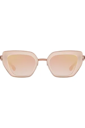 Ic! Berlin IC0016 Nika Shiny-Copper-Ice-Tea-Matt Occhiali da Sole Marroni per Donna