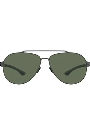 Ic! Berlin M1662 MB 15 Polarized Gun-Metallo Occhiali da Sole per Uomo