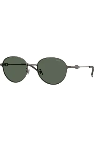 Diesel DL1012D Vestibilità Orientale 100971 Occhiali da Sole Gunmetal per Uomo