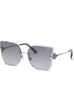 Chopard SCHL91S 0509 Occhiali da Sole Argentati per Uomo