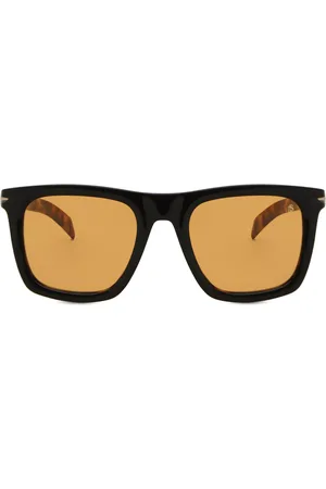 David beckham DB 7066/F/S Vestibilità Orientale WR7/W7 Occhiali da Sole Neri per Uomo