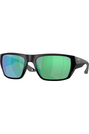 Costa Del Mar Finlet Polarized 911802 Occhiali da Sole Neri per Uomo