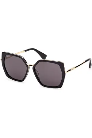 Max Mara MM0136 MILLER 5 01A Occhiali da Sole Neri per Donna