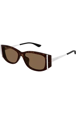Alexander McQueen AM0494SA Vestibilità Orientale 002 Occhiali da Sole Tartarugatishell per Donna
