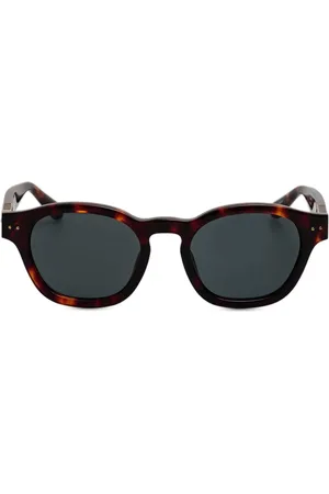 Linda Farrow TALBOT LFL1404 C2 Occhiali da Sole Tartarugatishell per Uomo