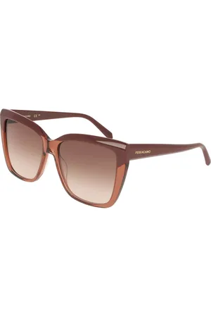 Salvatore Ferragamo SF1102S 619 Occhiali da Sole Borgogna per Donna