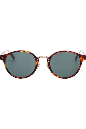 Linda Farrow MARCO LFL1535 C2 Occhiali da Sole Tartarugatishell per Uomo