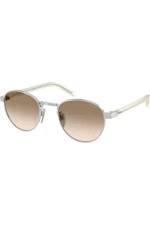 Prada PR B52S 1BC80K Occhiali da Sole Argentati per Donna