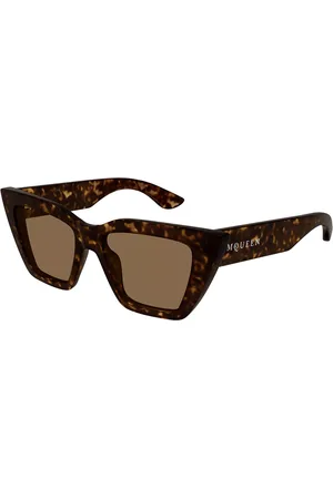 Alexander McQueen AM0507S 002 Occhiali da Sole Tartarugatishell per Donna