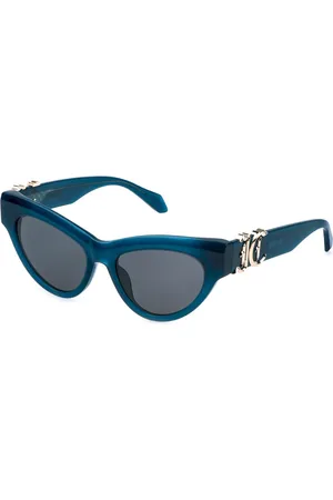 Roberto Cavalli SJC109 0D99 Occhiali da Sole Blu per Donna