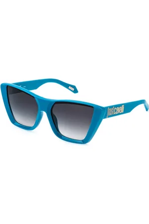 Roberto Cavalli SJC146 09QL Occhiali da Sole Blu per Donna