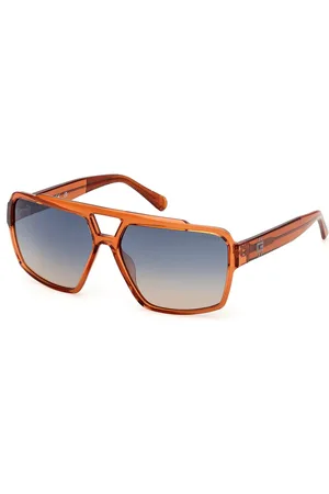 Guess GU00223 42X Occhiali da Sole Arancioni per Uomo