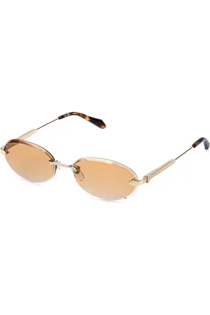Roberto Cavalli SJC155 300Y Occhiali da Sole Oro per Uomo