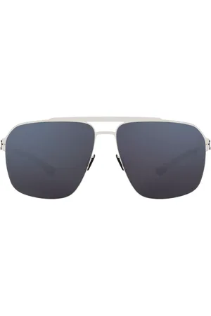 Ic! Berlin M1661 MB 14 Pearl Occhiali da Sole Bianchi per Uomo