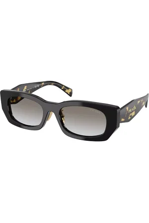 Prada PR B05SF Vestibilità Orientale 3890A7 Occhiali da Sole Neri per Donna