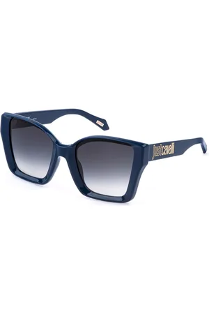 Roberto Cavalli SJC147 0991 Occhiali da Sole Blu per Donna