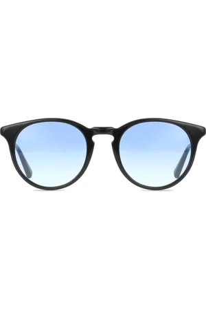 Messyweekend NEW DEPP Neri Gradient Blu Occhiali da Sole Neri per Uomo