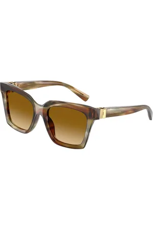 Dolce & Gabbana DG4498 34462L Occhiali da Sole Marroni per Donna