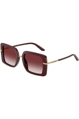 Dolce & Gabbana DG4491 30918H Occhiali da Sole Borgogna per Donna