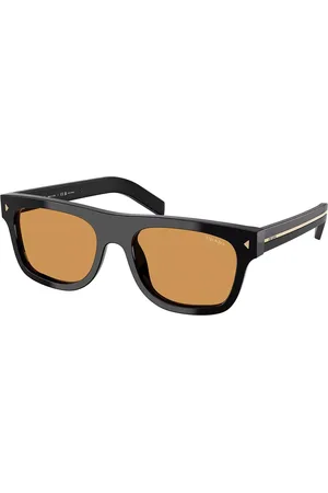 Prada PR B12SF Vestibilità Orientale 16K60F Occhiali da Sole Neri per Uomo