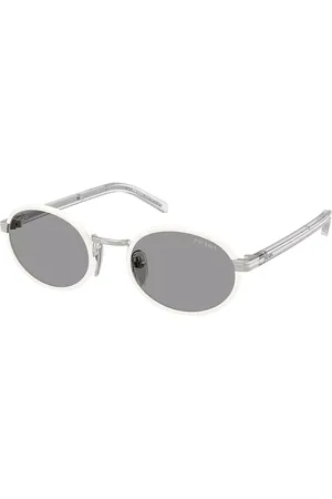 Prada PR B56S 23E50Q Occhiali da Sole Bianchi per Donna