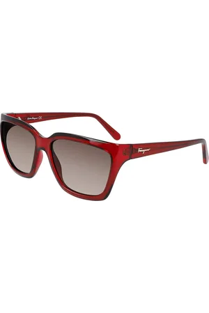 Salvatore Ferragamo SF 1018S 655 Occhiali da Sole Rossi per Donna