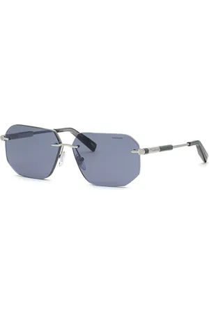 Chopard SCHG80 0579 Occhiali da Sole Argentati per Uomo