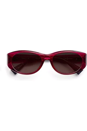 Etnia Barcelona Groovy Polarized BX Occhiali da Sole Borgogna per Donna