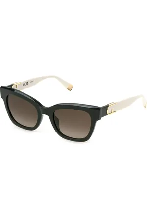 Furla SFU814V 06WT Occhiali da Sole Verdi per Uomo