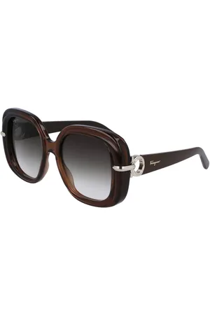 Salvatore Ferragamo SF 1058S 232 Occhiali da Sole Marroni per Donna