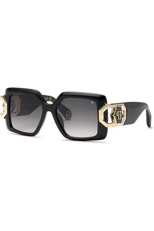 Philipp Plein SPP159 0700 Occhiali da Sole Neri per Donna