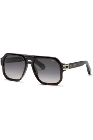 Philipp Plein SPP148M 0722 Occhiali da Sole Tartarugatishell per Uomo