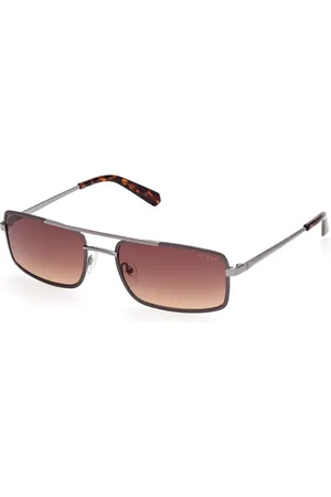 Guess GU00168 09F Occhiali da Sole Argentati per Uomo