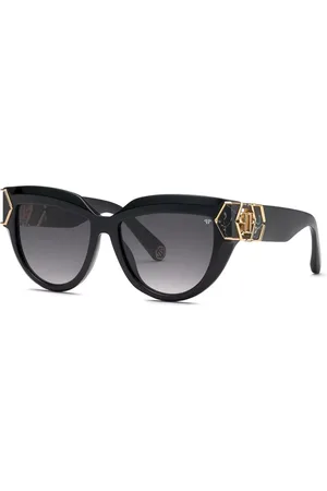 Philipp Plein SPP176M 0700 Occhiali da Sole Neri per Donna