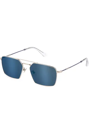 Police SPLL07 ORIGINS LITE 15 579B Occhiali da Sole Argentati per Uomo