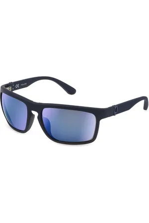Police SPLF63 06QS Occhiali da Sole Blu per Uomo