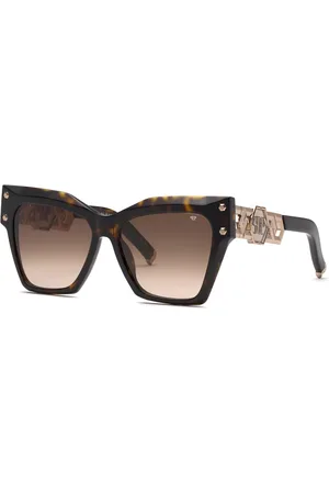 Philipp Plein SPP175S 0722 Occhiali da Sole Tartarugatishell per Donna