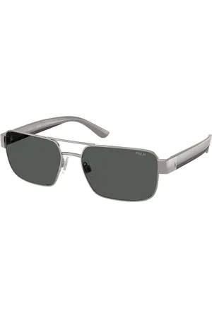 Ralph Lauren PH3161 926687 Occhiali da Sole Gunmetal per Uomo