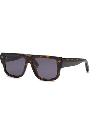 Philipp Plein SPP179 0722 Occhiali da Sole Tartarugatishell per Uomo