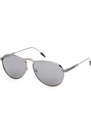 Ermenegildo Zegna EZ0220 08C Occhiali da Sole Grigi per Uomo