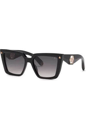 Philipp Plein SPP178 0700 Occhiali da Sole Neri per Donna