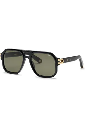 Philipp Plein SPP148M 0700 Occhiali da Sole Neri per Uomo