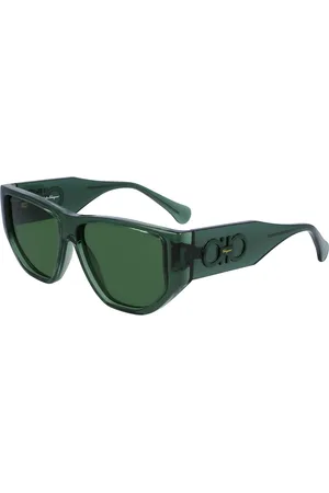 Salvatore Ferragamo SF 1077S 317 Occhiali da Sole Verdi per Uomo
