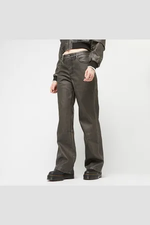 Karl Kani Signature Pu Wide Leg Pants donna Pantaloni taglia S Abbigliamento