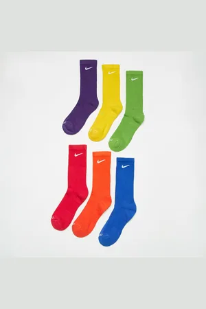 Nike 6 PACK - Everyday Cushion Crew Training unisex Calzini taglia 34-38 Abbigliamento