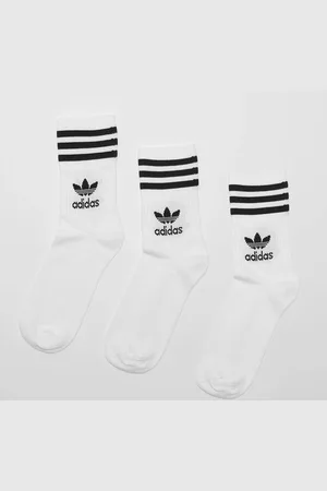 adidas Adicolor Crew Calze (3 Pack) unisex Calzini taglia 37-39 Abbigliamento