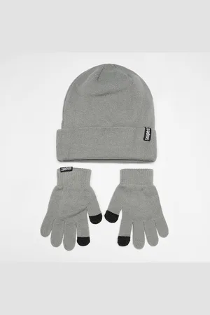 Nike Woven Label Basic Junior Knit Set grey unisex Berretti taglia 8Y-15Y Accessori