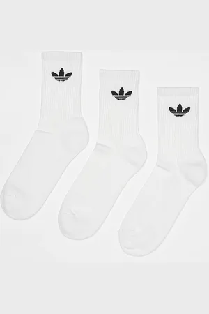 adidas Adicolor Trefoil Crew Socks (3 Pack) unisex Calzini taglia 37-39 Abbigliamento