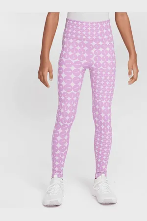 Nike One Dri-FIT All Over Print Leggings unisex Shorts sportivi taglia 137 Abbigliamento