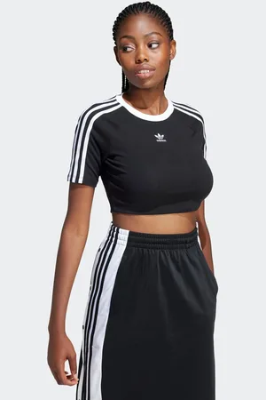 adidas T-shirt bambino 3 strisce donna T-shirts e polo taglia XS Abbigliamento